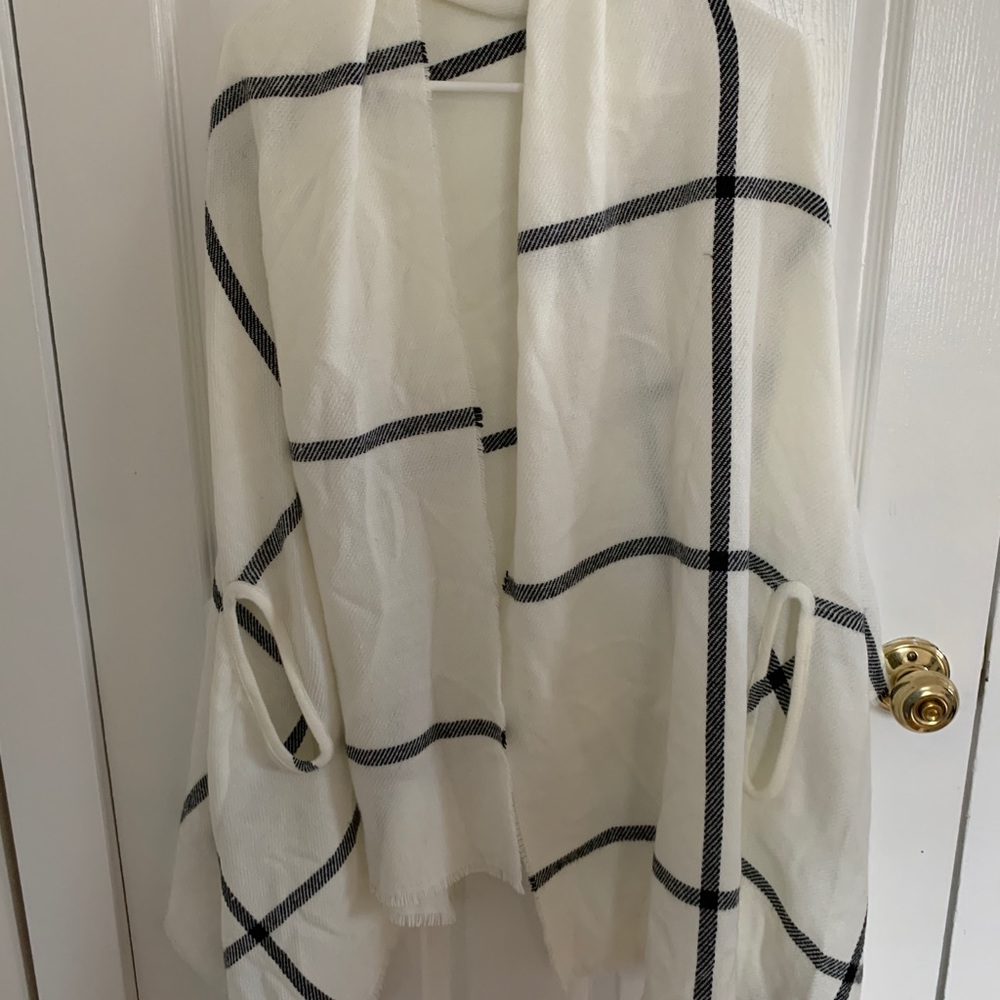 J crew sweater scarf wrap NWT